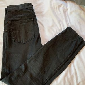 Zara Waxed Faux Leather Pants